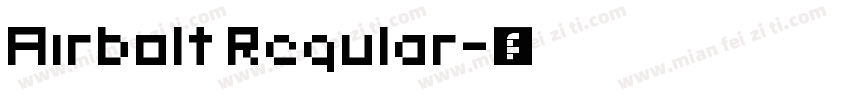 Airbolt Regular字体转换